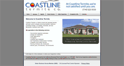 Desktop Screenshot of coastlinetermite.com